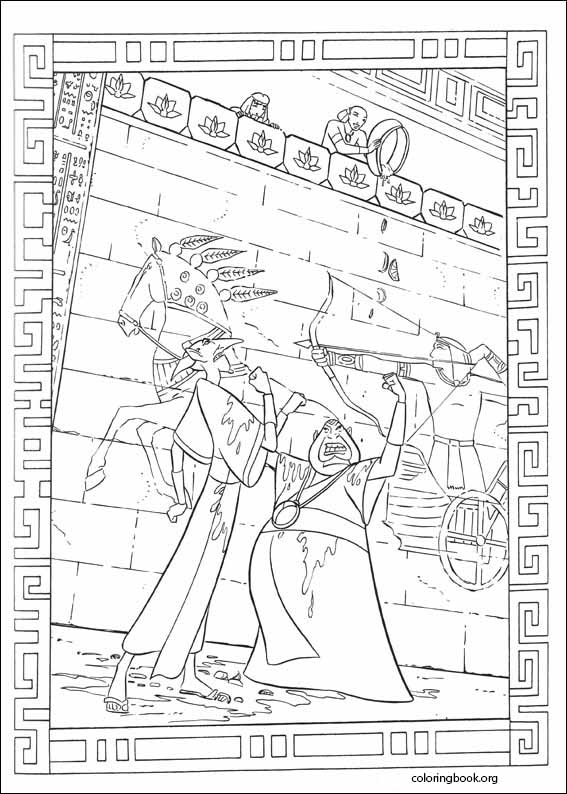 The Prince Of Egypt coloring page (013)