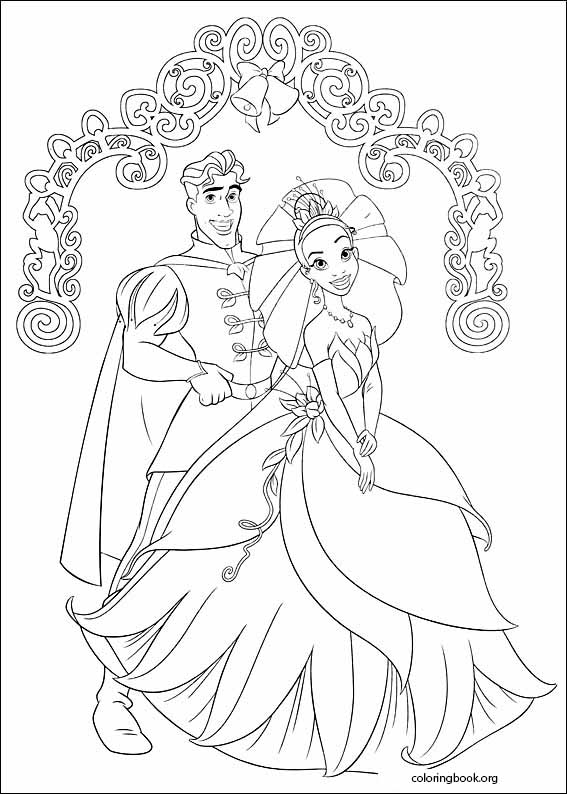 The Princess And The Frog coloring page (009)