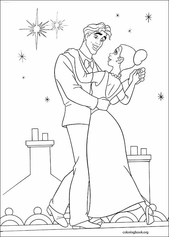 The Princess And The Frog coloring page (012)