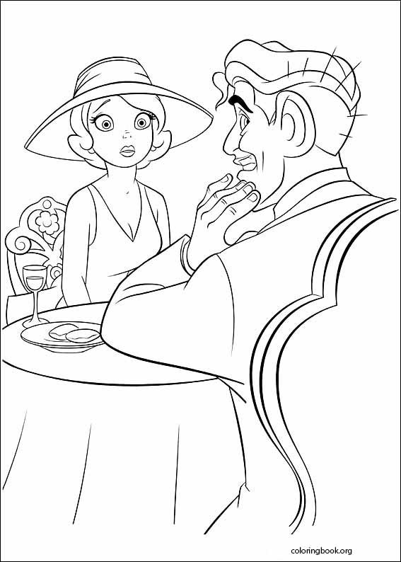 The Princess And The Frog coloring page (023)