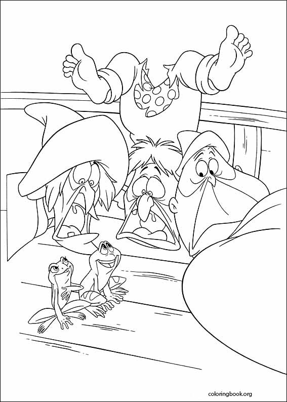 The Princess And The Frog coloring page (024)
