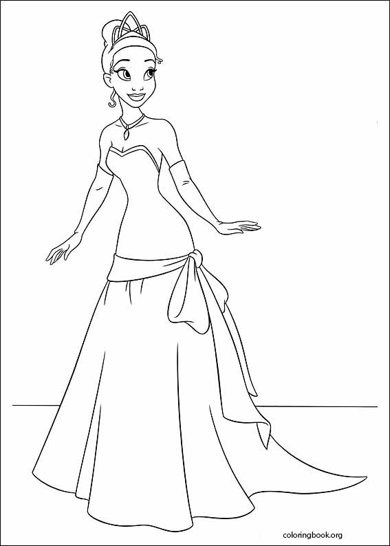 The Princess And The Frog coloring page (030)