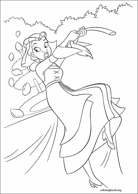 The Princess And The Frog coloring page (036)