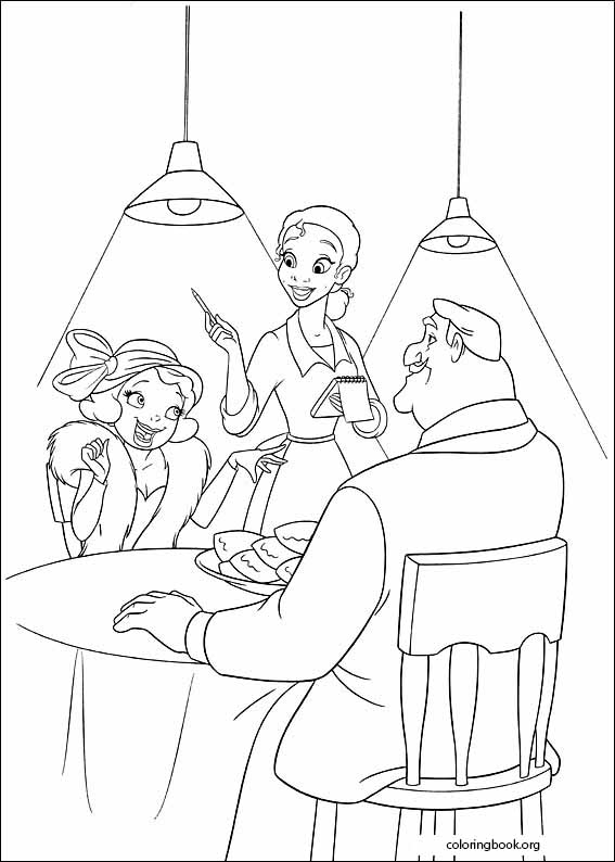 The Princess And The Frog coloring page (038)