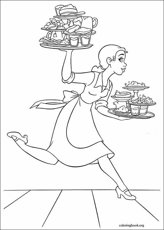 The Princess And The Frog coloring page (039)