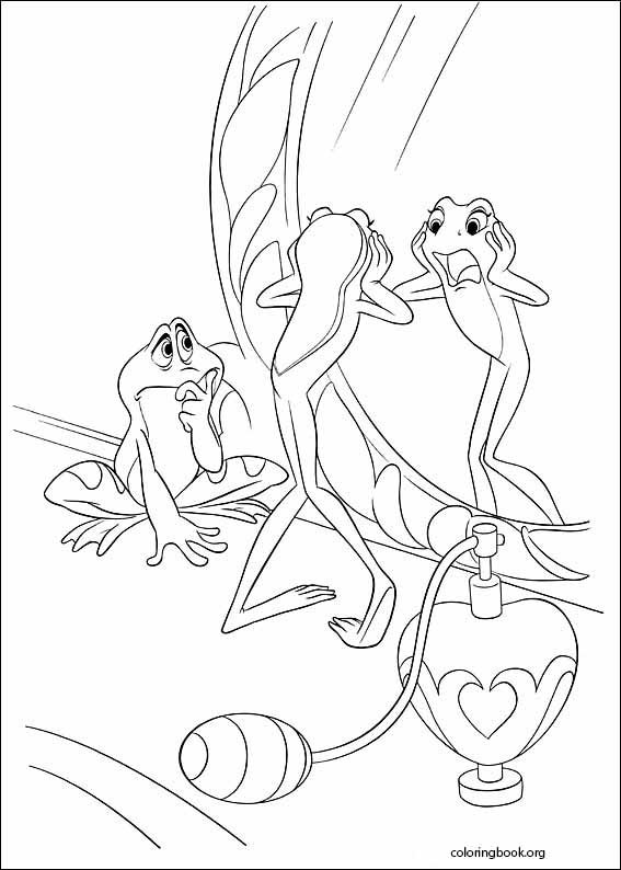 The Princess And The Frog coloring page (040)