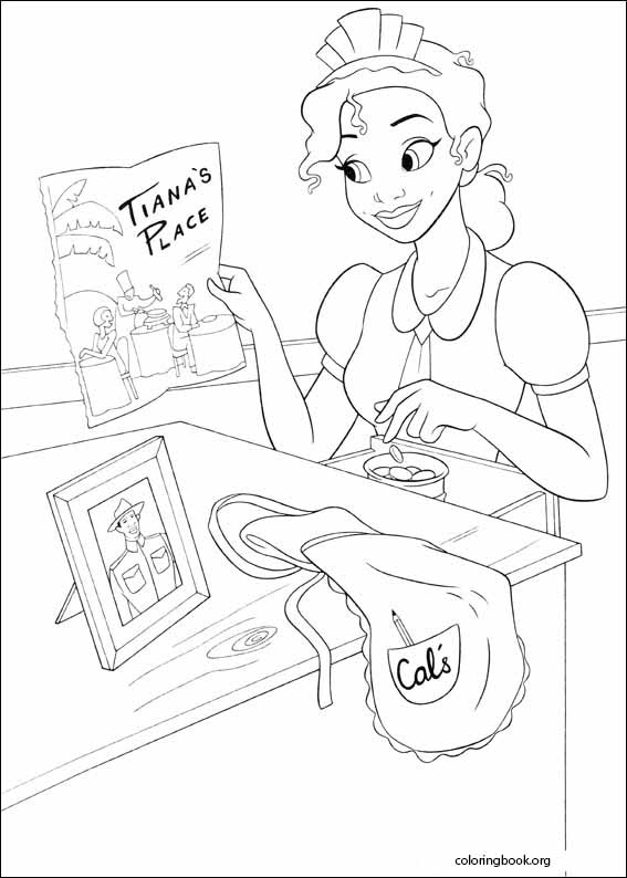 The Princess And The Frog coloring page (042)