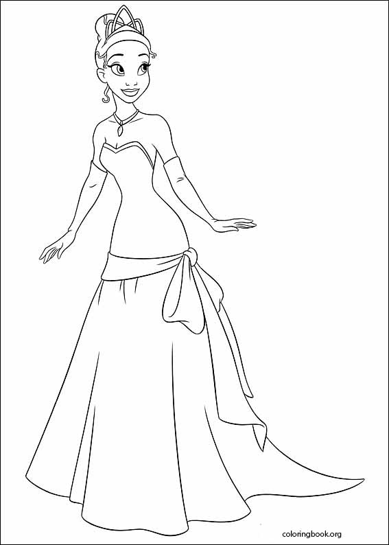 The Princess And The Frog coloring page (051)