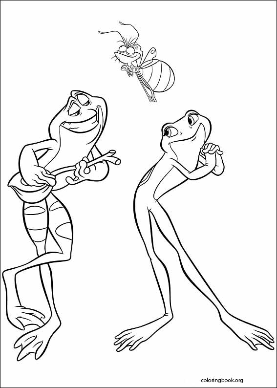 The Princess And The Frog coloring page (053)