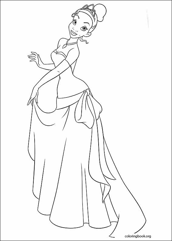 The Princess And The Frog coloring page (055)