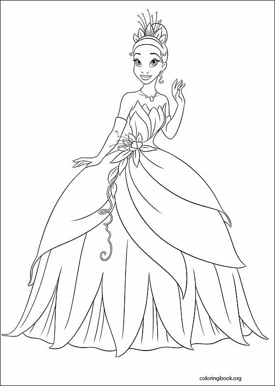 The Princess And The Frog coloring page (060)