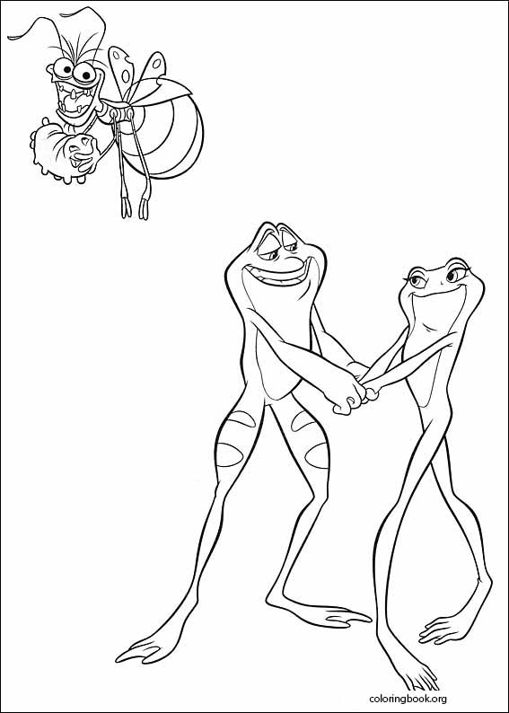 The Princess And The Frog coloring page (061)
