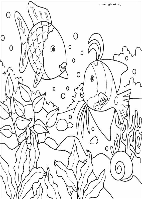 The Rainbow Fish coloring page (001)
