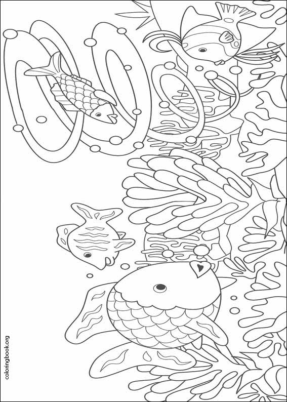 The Rainbow Fish coloring page (003)