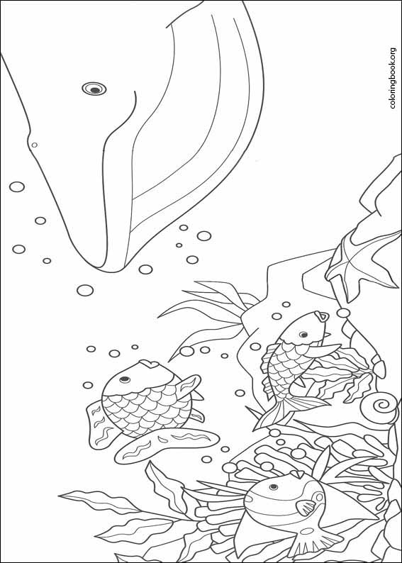The Rainbow Fish coloring page (005)