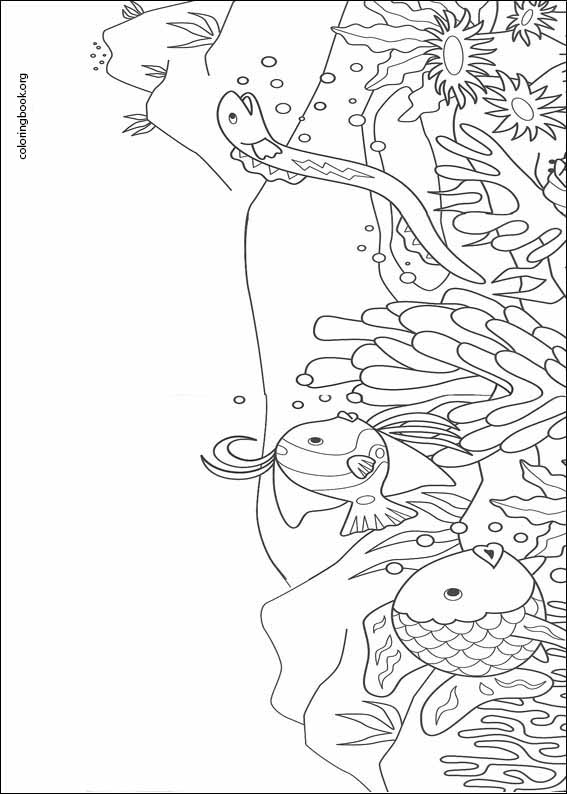 The Rainbow Fish coloring page (006)