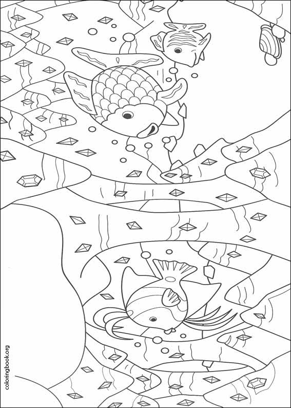 The Rainbow Fish coloring page (007)
