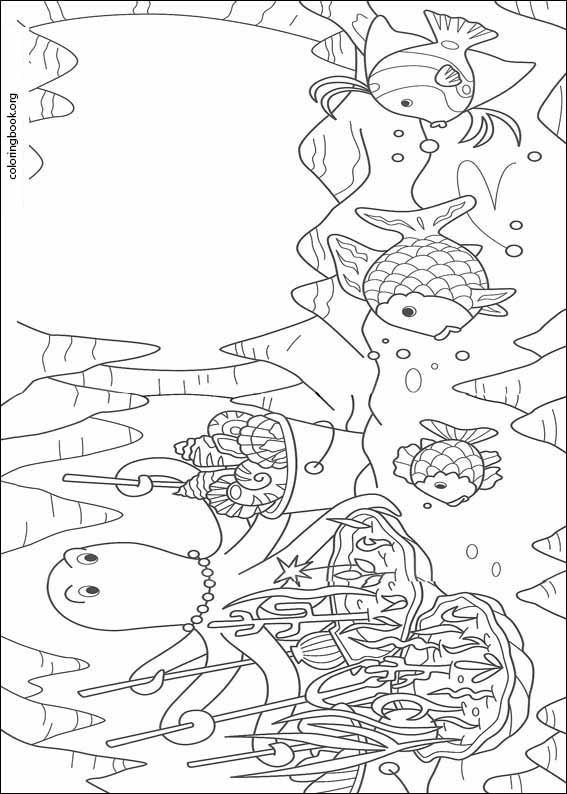 The Rainbow Fish coloring page (011)