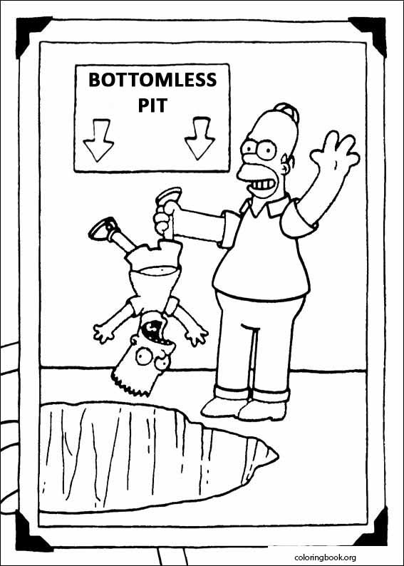 The Simpsons coloring page (004)