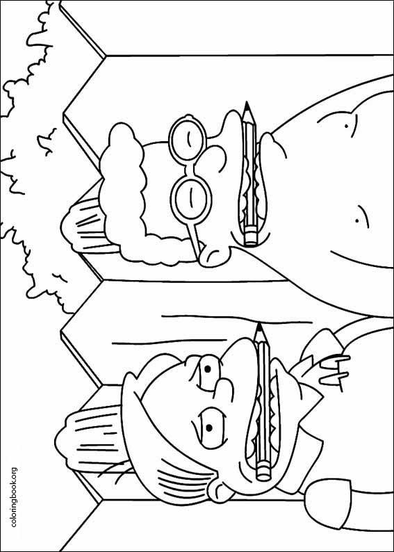 The Simpsons coloring page (006)