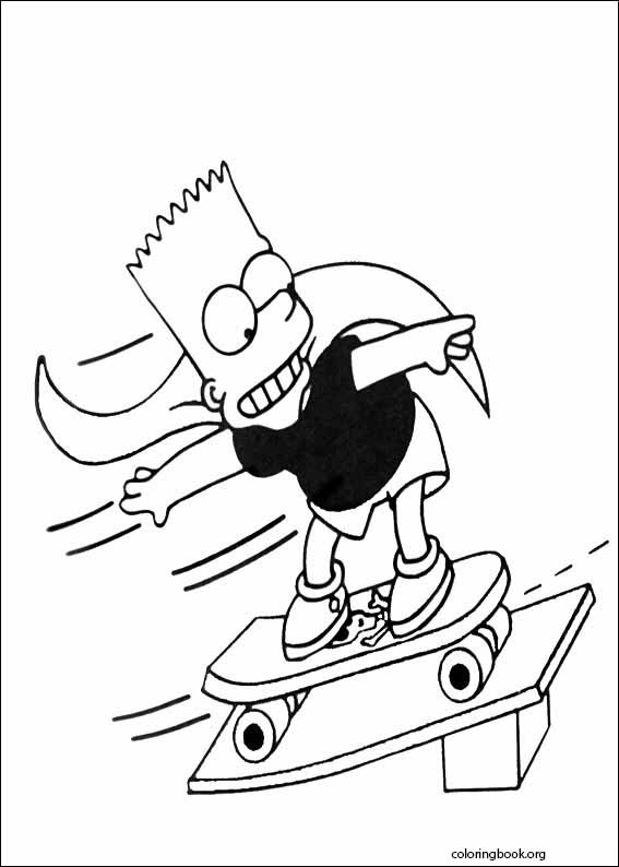 The Simpsons coloring page (012)