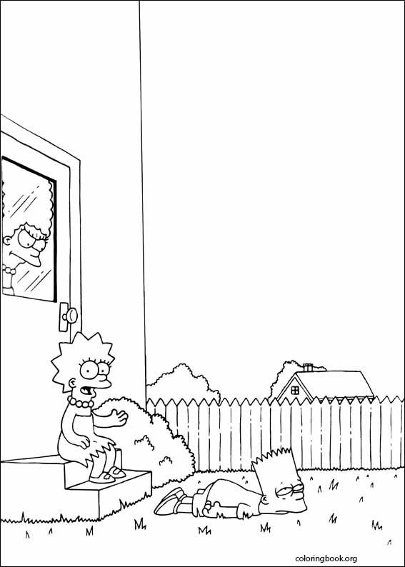The Simpsons coloring page (013)
