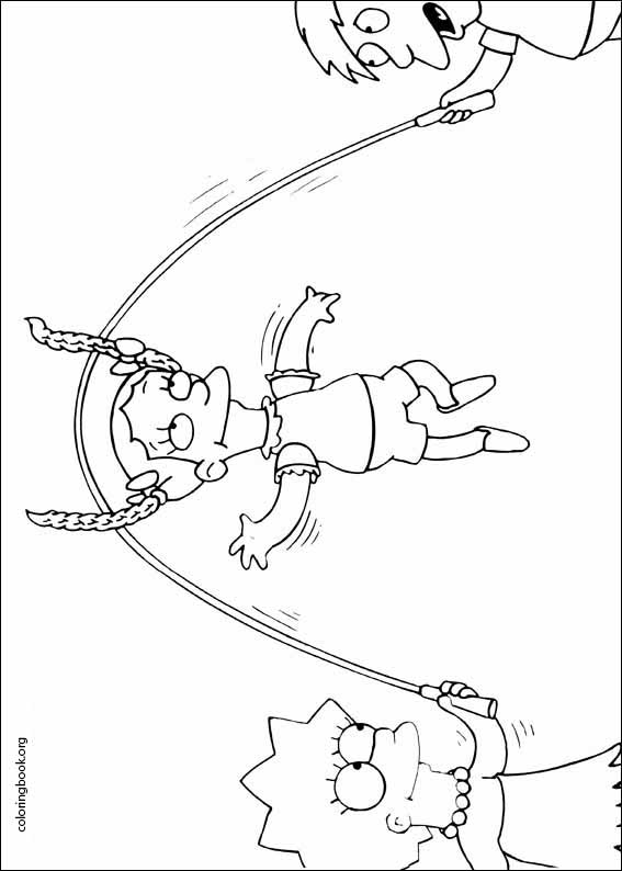 The Simpsons coloring page (014)