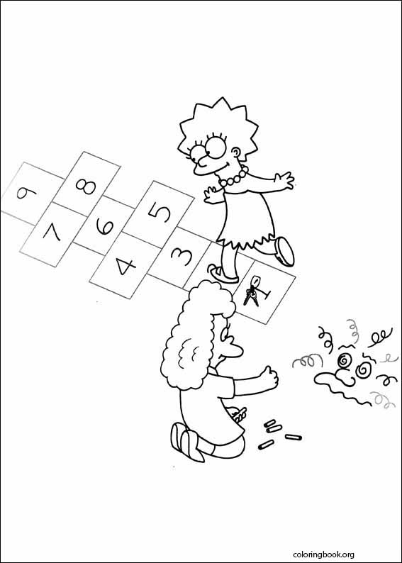 The Simpsons coloring page (015)