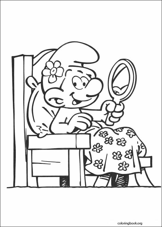 The Smurfs coloring page (001)