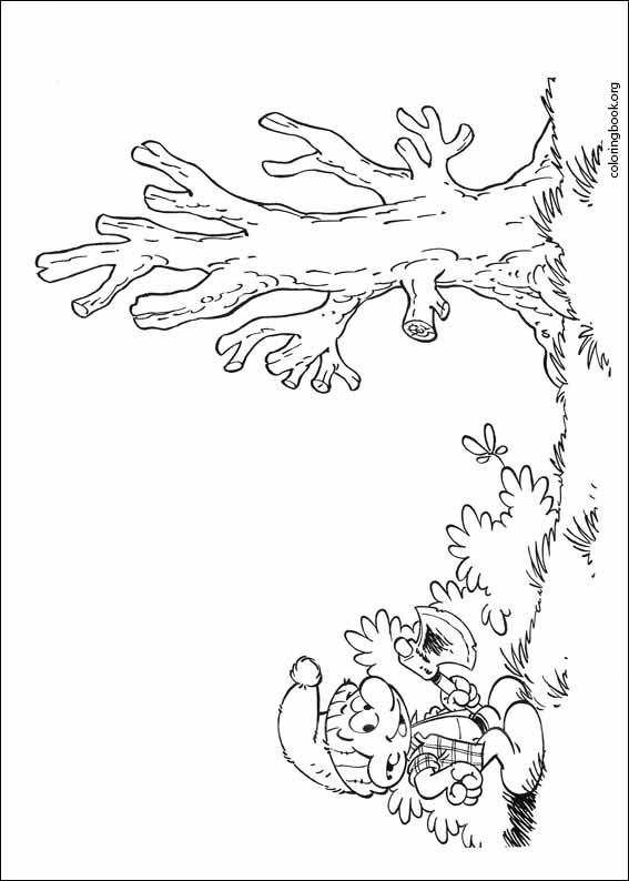 The Smurfs coloring page (002)