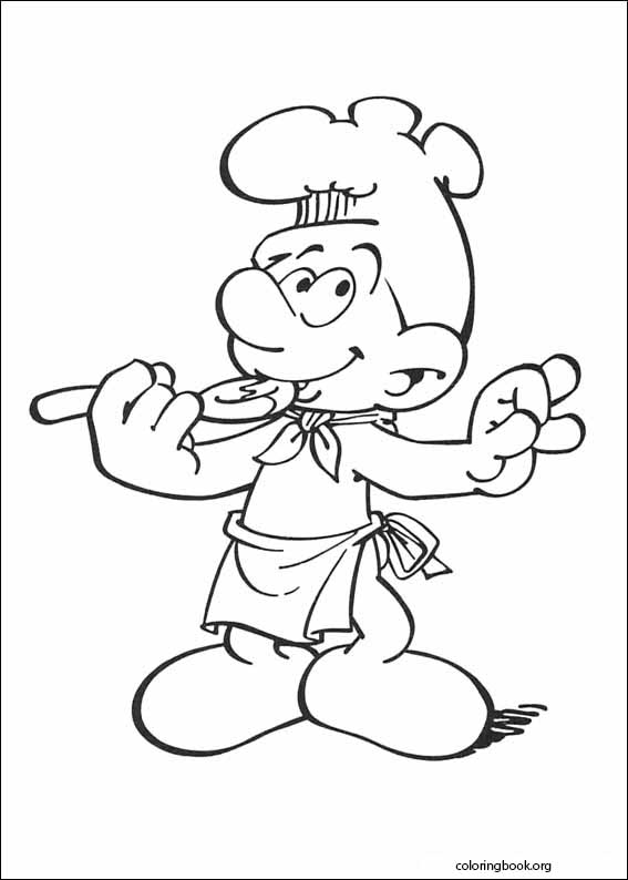 The Smurfs coloring page (003)