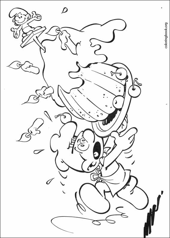 The Smurfs coloring page (004)