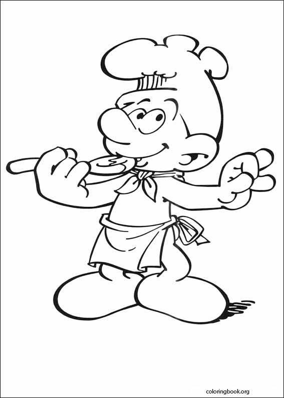 The Smurfs coloring page (012)