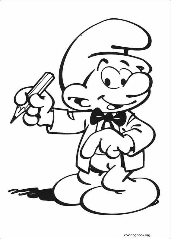 The Smurfs coloring page (013)