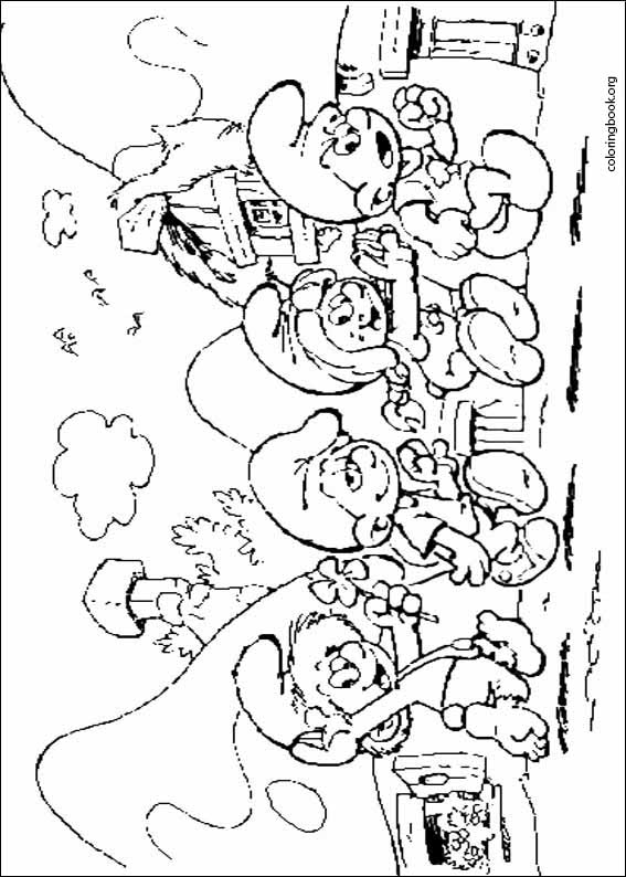The Smurfs coloring page (029)