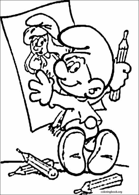 The Smurfs coloring page (034)