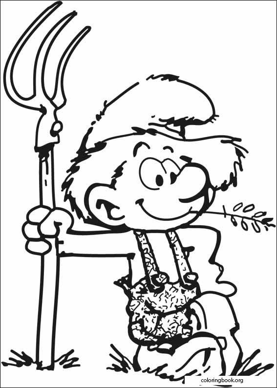The Smurfs coloring page (040)