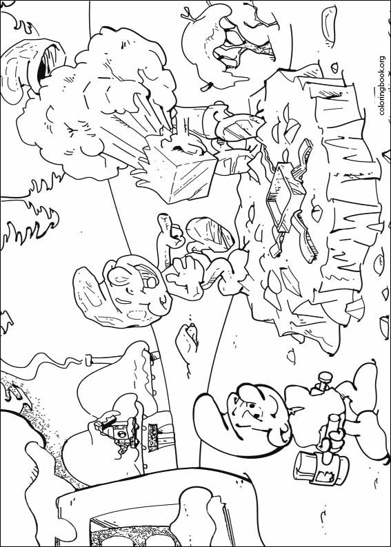 The Smurfs coloring page (043)