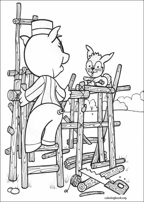 The Three Little Pigs coloring page (003)