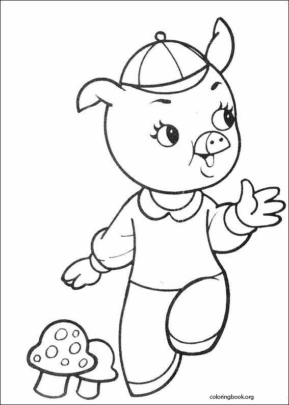 The Three Little Pigs coloring page (009)
