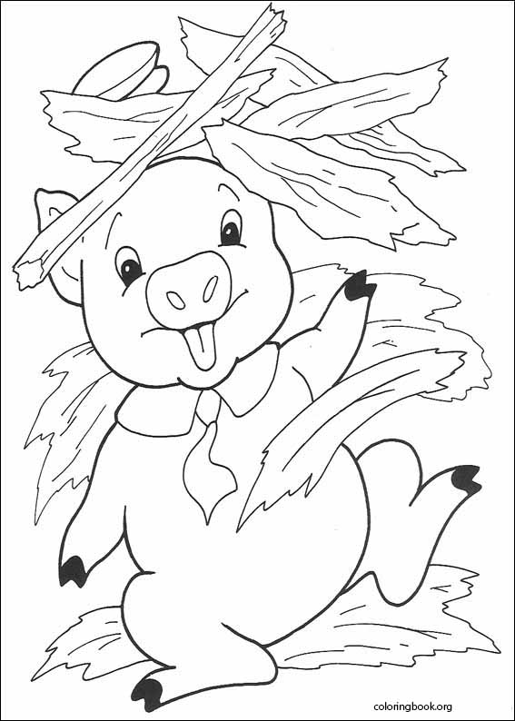 The Three Little Pigs coloring page (013)