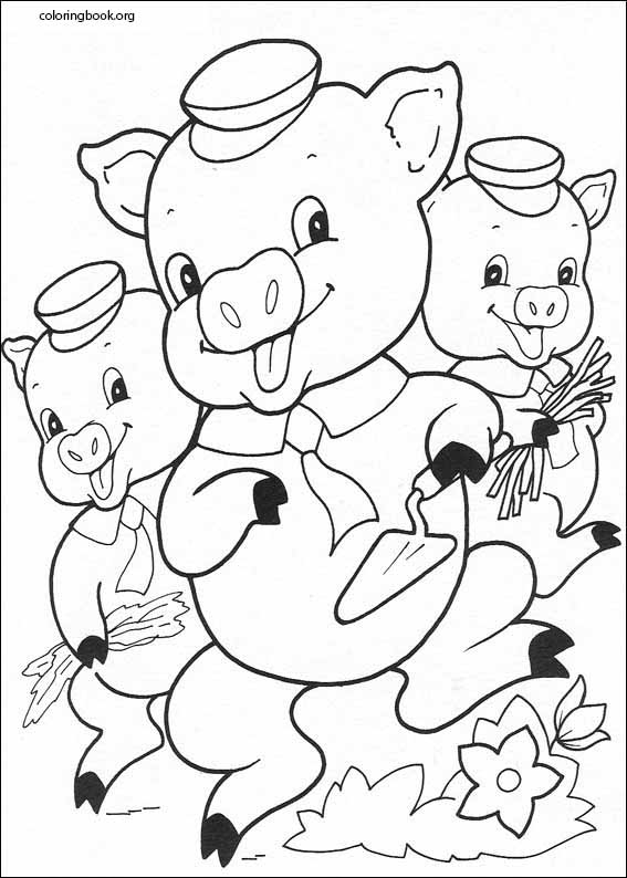The Three Little Pigs coloring page (017)
