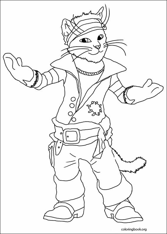 The True Story Of Puss'N Boots coloring page (007)