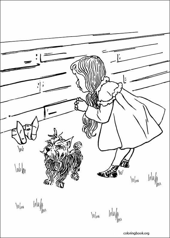 The Wizard Of Oz coloring page (001)