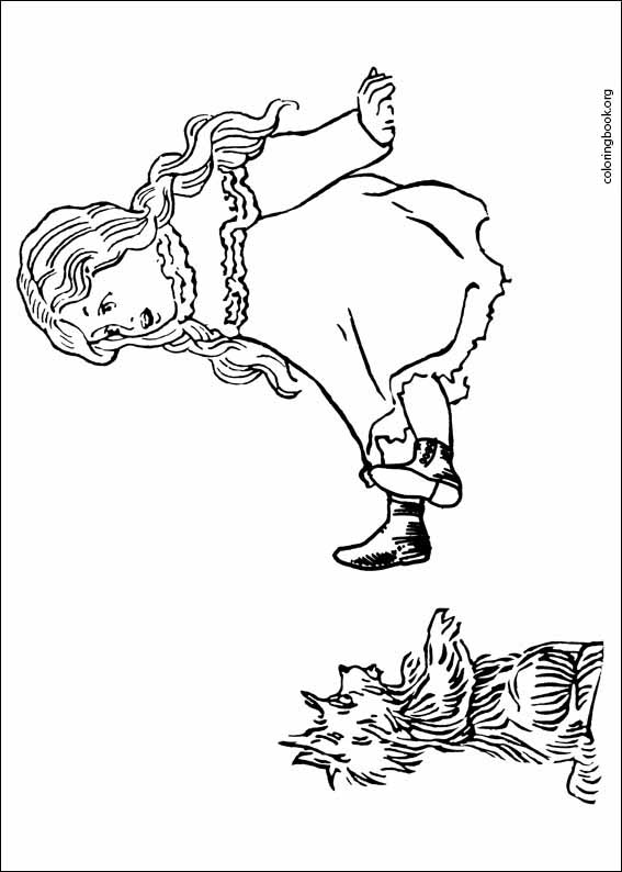 The Wizard Of Oz coloring page (002)