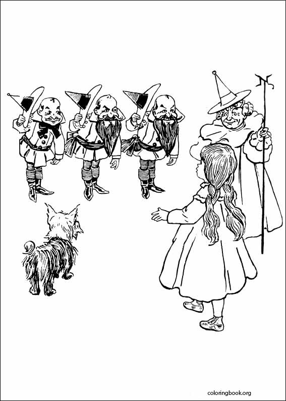 The Wizard Of Oz coloring page (008)