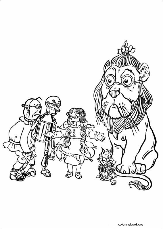 The Wizard Of Oz coloring page (012)
