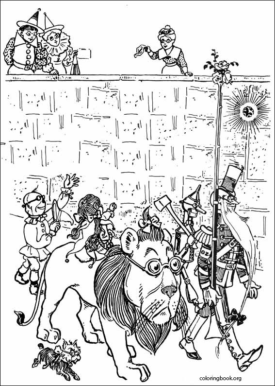 The Wizard Of Oz coloring page (019)