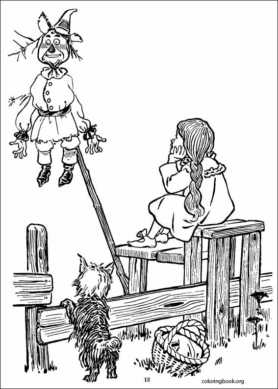 The Wizard Of Oz coloring page (027)