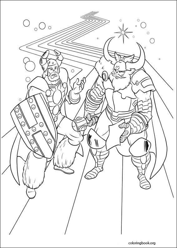 Thor coloring page (012)